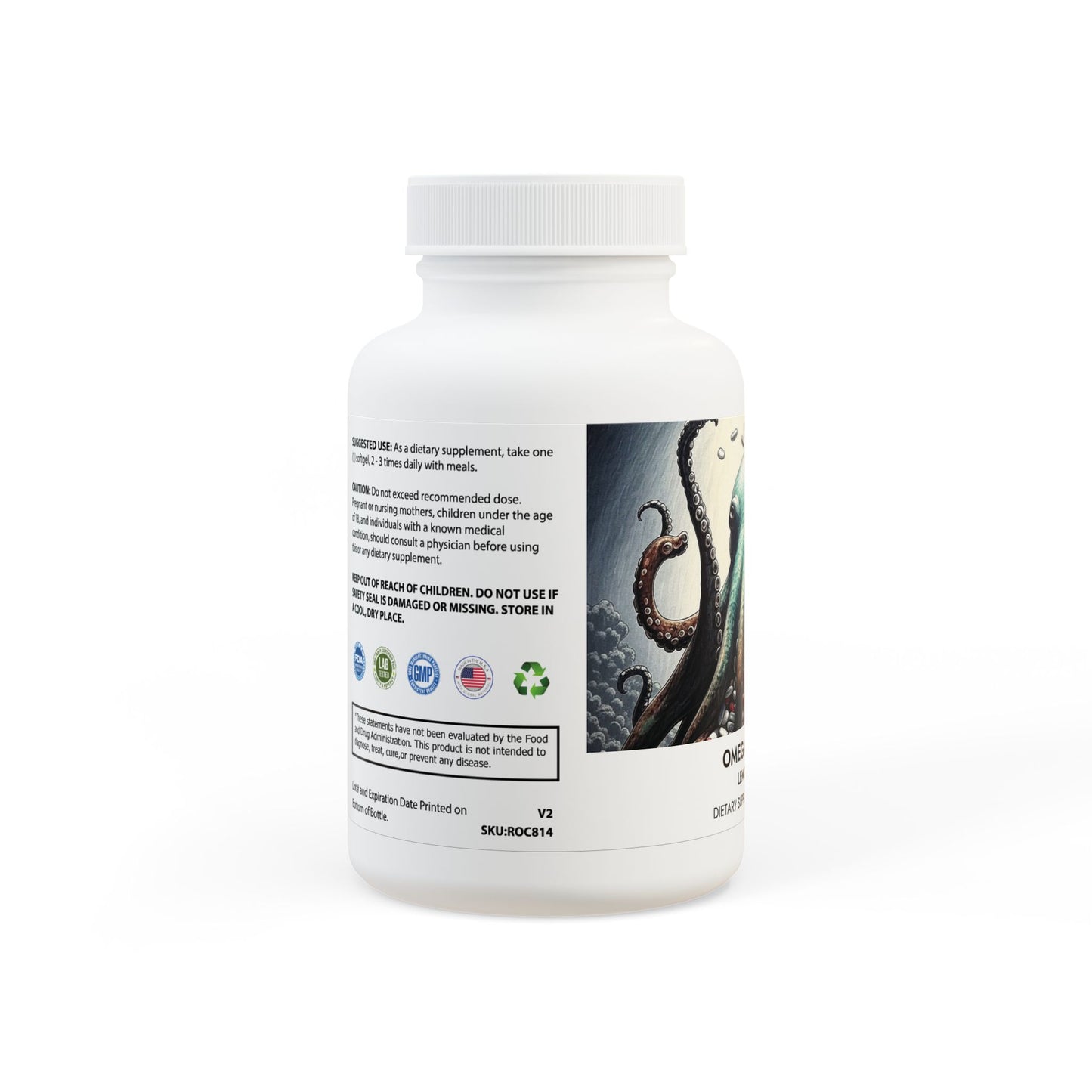 Omega 3 Fish Oil Supplement (60 Softgels)