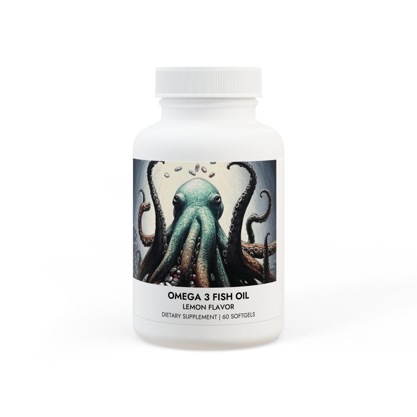 Omega 3 Fish Oil Supplement (60 Softgels)