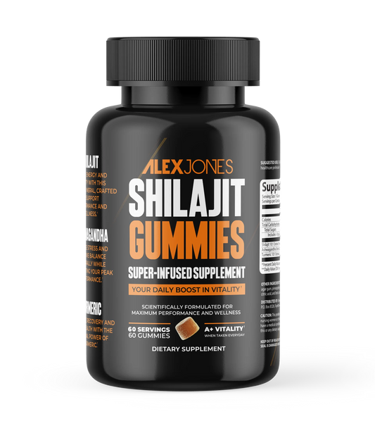 BUY on The Alex Jones Store Shilajit Gummies
